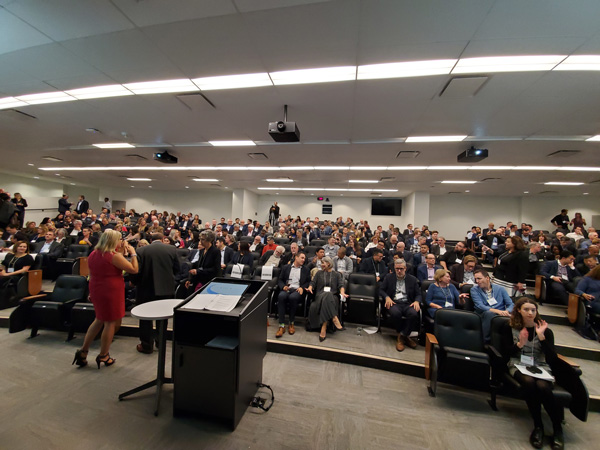 Attendees at launch event