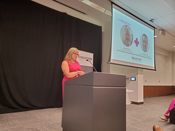 Speaker at launch event